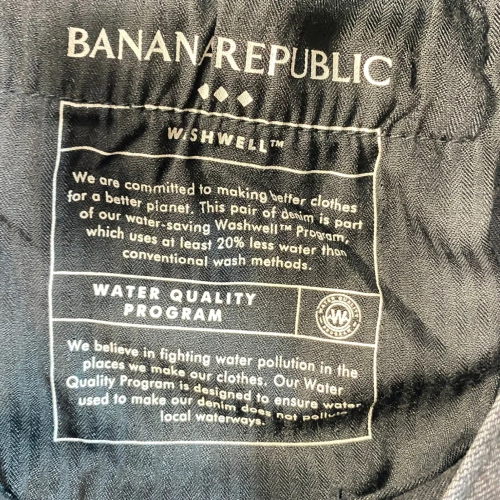 Banana‎ Republic Travel Athletic Jeans Mens 33x30 Gray Soft Pants